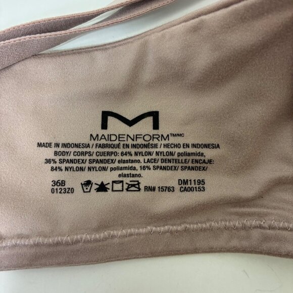 Maidenform Comfort Devotion Your Lift Bra Evening Blush 36B Minimalist - Picture 6 of 6